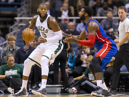 Greg Monroe and Andre Drummond
